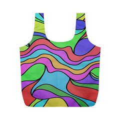 Colorful Stylish Design Full Print Recycle Bag (m) by gasi