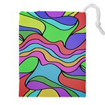 Colorful stylish design Drawstring Pouch (5XL) Front