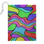 Colorful stylish design Drawstring Pouch (5XL) Back