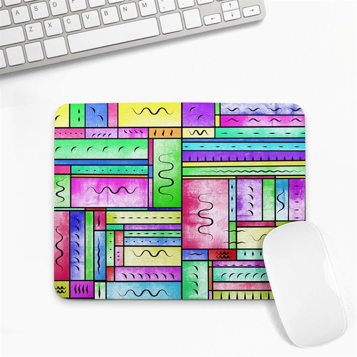 Colorful pattern Small Mousepad