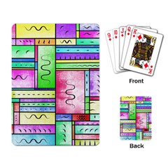 Colorful Pattern Playing Cards Single Design (rectangle) by gasi