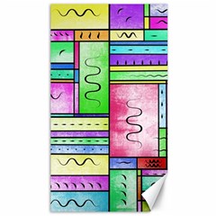 Colorful Pattern Canvas 40  X 72  by gasi