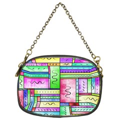 Colorful Pattern Chain Purse (one Side) by gasi