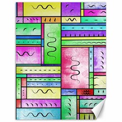 Colorful Pattern Canvas 12  X 16  by gasi