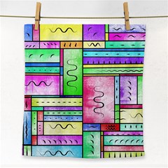 Colorful Pattern Face Towel by gasi