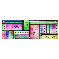 Colorful Pattern Banner And Sign 6  X 2  by gasi