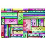 Colorful pattern Banner and Sign 6  x 4  Front