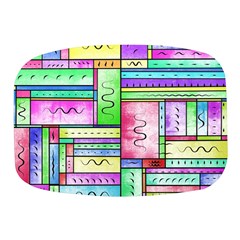 Colorful Pattern Mini Square Pill Box by gasi