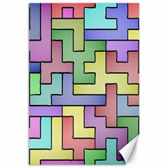 Colorful Stylish Design Canvas 12  X 18  by gasi