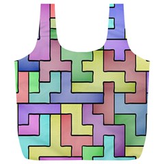 Colorful Stylish Design Full Print Recycle Bag (xl) by gasi