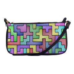 Colorful Stylish Design Shoulder Clutch Bag by gasi