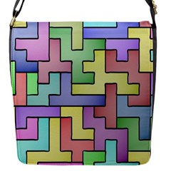 Colorful Stylish Design Flap Closure Messenger Bag (s) by gasi