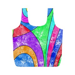 Colorful Stylish Design Full Print Recycle Bag (m) by gasi