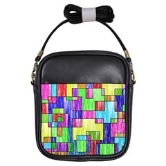 Colorful Stylish Design Girls Sling Bag by gasi