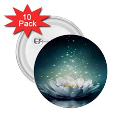 Sparkle Lotus 2 25  Buttons (10 Pack)  by Sparkle