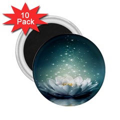 Sparkle Lotus 2 25  Magnets (10 Pack)  by Sparkle