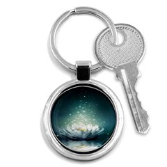 Sparkle Lotus Key Chain (round) by Sparkle