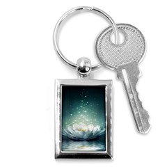 Sparkle Lotus Key Chain (rectangle) by Sparkle