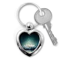 Sparkle Lotus Key Chain (heart) by Sparkle