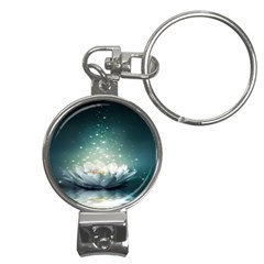 Sparkle Lotus Nail Clippers Key Chain by Sparkle