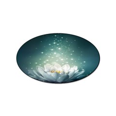 Sparkle Lotus Sticker (oval) by Sparkle