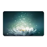 Sparkle Lotus Magnet (Rectangular) Front