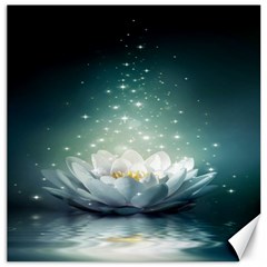 Sparkle Lotus Canvas 12  X 12  by Sparkle