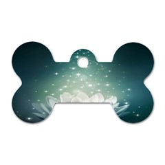 Sparkle Lotus Dog Tag Bone (two Sides) by Sparkle