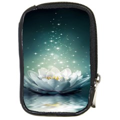 Sparkle Lotus Compact Camera Leather Case by Sparkle