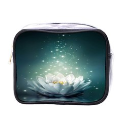 Sparkle Lotus Mini Toiletries Bag (one Side) by Sparkle