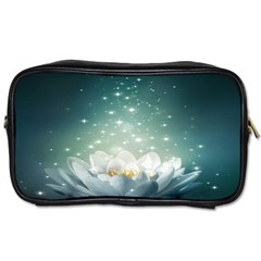 Sparkle Lotus Toiletries Bag (one Side) by Sparkle