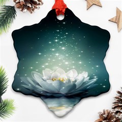 Sparkle Lotus Ornament (snowflake) by Sparkle