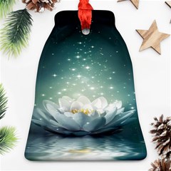 Sparkle Lotus Bell Ornament (two Sides) by Sparkle