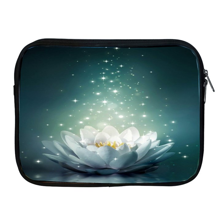 Sparkle Lotus Apple iPad 2/3/4 Zipper Cases