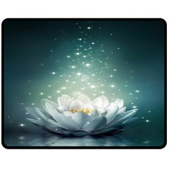 Sparkle Lotus Double Sided Fleece Blanket (medium) by Sparkle