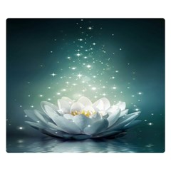 Sparkle Lotus Double Sided Flano Blanket (small) by Sparkle