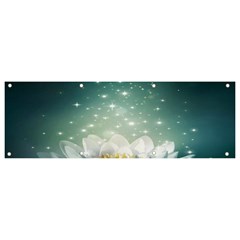 Sparkle Lotus Banner And Sign 9  X 3  by Sparkle