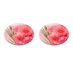 Nature Flowers Cufflinks (oval)