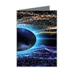 Digitalgalaxy Mini Greeting Card by Sparkle