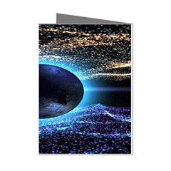 Digitalgalaxy Mini Greeting Cards (pkg Of 8) by Sparkle