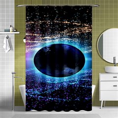 Digitalgalaxy Shower Curtain 48  X 72  (small)  by Sparkle