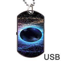 Digitalgalaxy Dog Tag Usb Flash (two Sides) by Sparkle