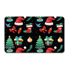 Christmas Pattern Magnet (rectangular) by designsbymallika