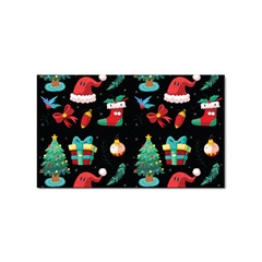 Christmas Pattern Sticker Rectangular (100 Pack) by designsbymallika