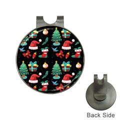 Christmas Pattern Hat Clips With Golf Markers by designsbymallika