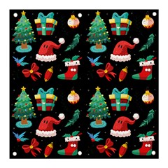 Christmas Pattern Banner And Sign 3  X 3  by designsbymallika