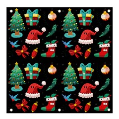 Christmas Pattern Banner And Sign 4  X 4  by designsbymallika