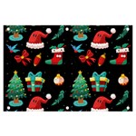 Christmas Pattern Banner and Sign 6  x 4  Front