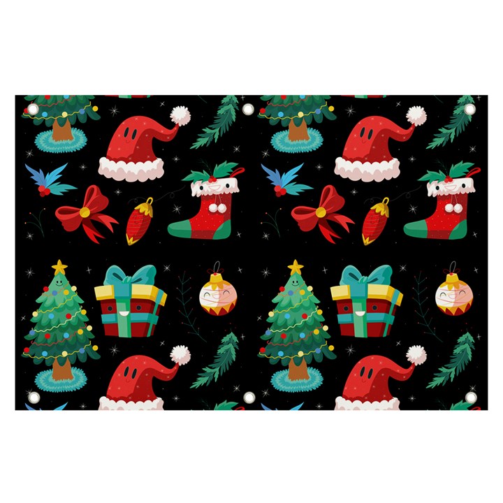 Christmas Pattern Banner and Sign 6  x 4 