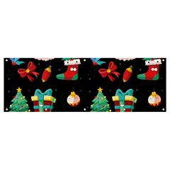 Christmas Pattern Banner And Sign 12  X 4  by designsbymallika